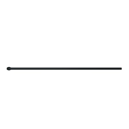 Newport Brass 3/8" X 20" Rigid Supply Tube, Bull Nose in Flat Black 432-56